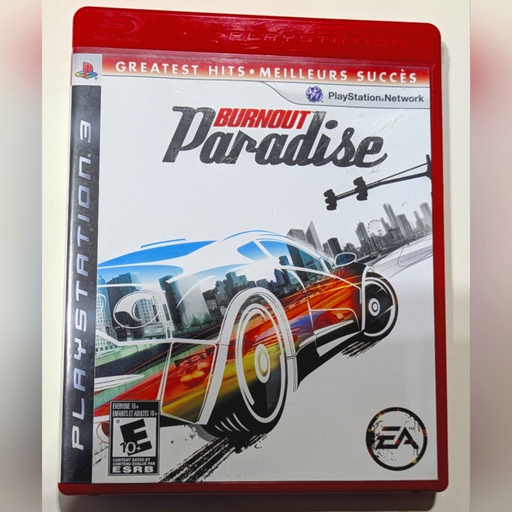 BURNOUT PARADISE | Sony PlayStation 3 Greatest Hits | PS3 Blu-ray CIB | NM